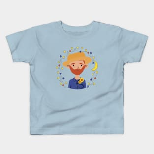 Floral Van Gogh Kids T-Shirt